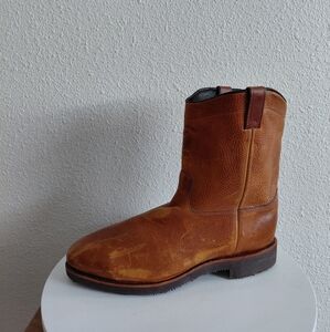 Chippewa Vintage Mens Honey Brown Pull on Leather Boots